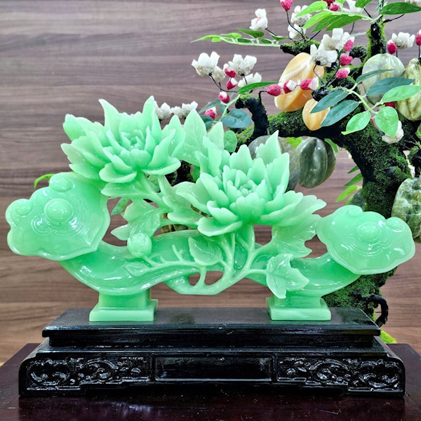 Quyền Trượng Như Ý Hoa Mẫu Đơn size nhỏ